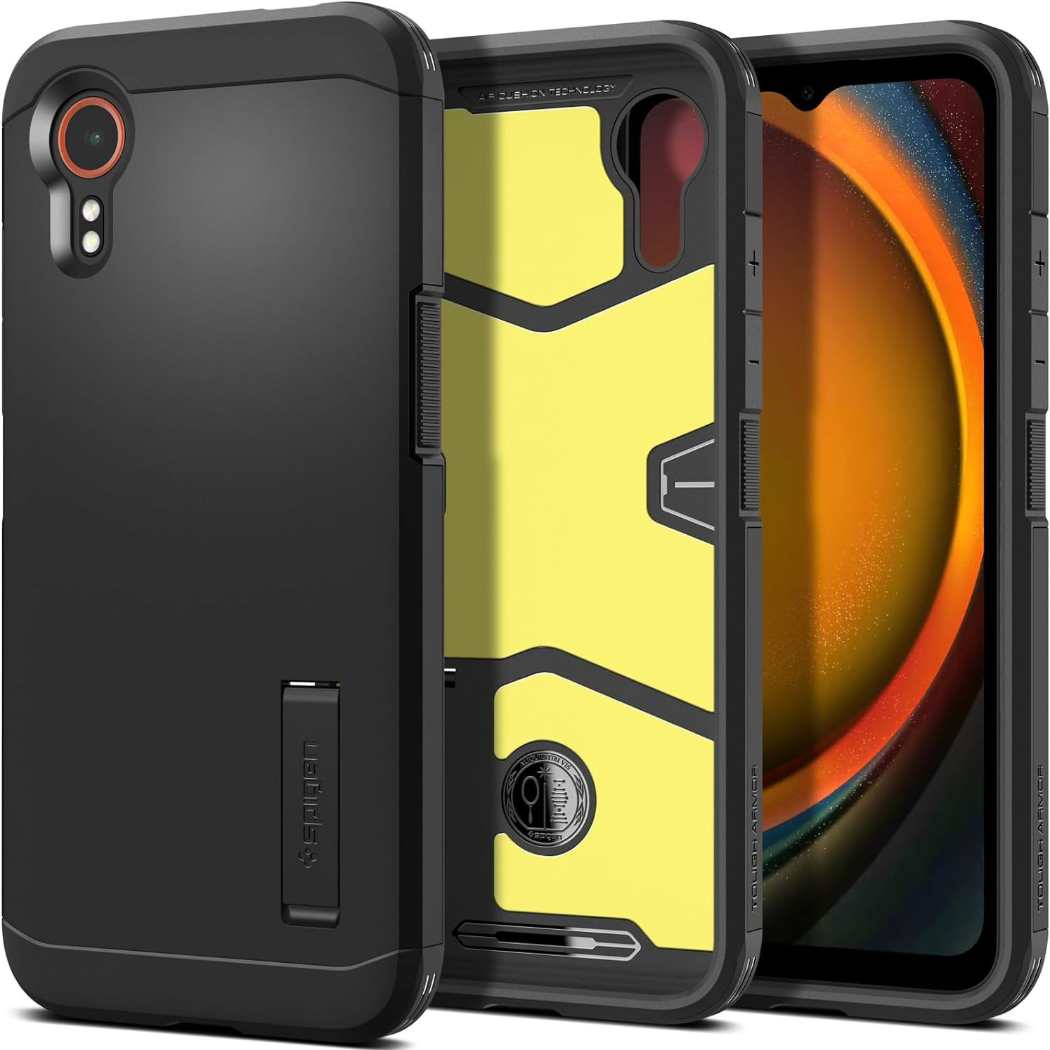 Etui od marki Spigen z serii Tough Armor do Galaxy XCover 7, czarne
